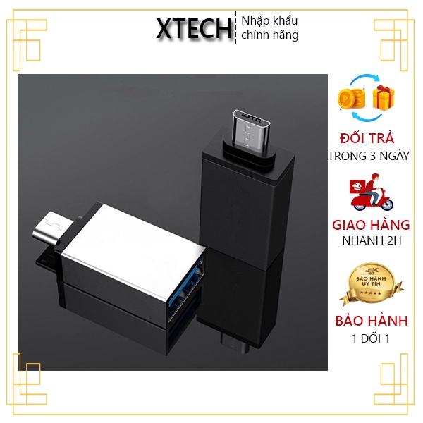 Đầu chuyển đổi Micro USB sang USB 3.0 - OTG - Hợp kim cao cấp