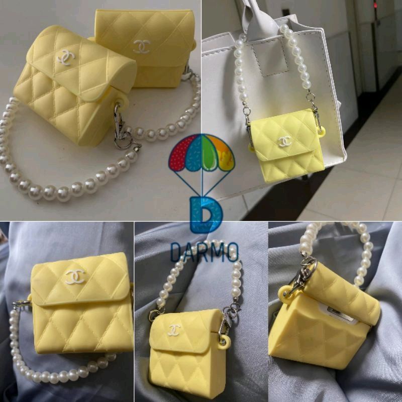 Case bảo vệ tai nghe Pro/1/2 túi xách màu vàng