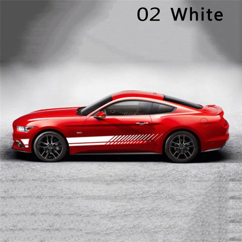 Decal trang trí thân xe &amp; cửa xe oto hình người đua xe tải