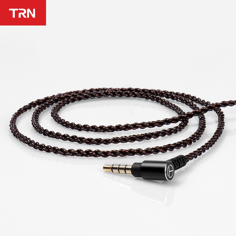 TRN A5 upgrade cable with 4 OCC copper cores 3.5mm with QDC 2pin connect for headphones