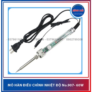 [ Sản phẩm mới ] Mỏ hàn điều chỉnh nhiệt độ No.907- 60W