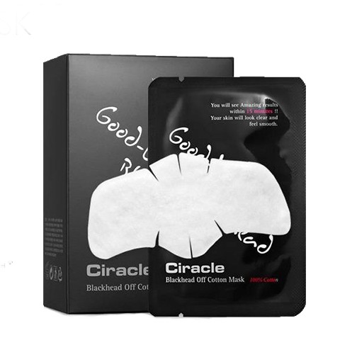 Miếng dán Ciracle ✨ĐẨY MỤN ĐẦU ĐEN, SỢI BÃ NHỜN✨Mặt nạ Black Head Cotton Mask 5ml