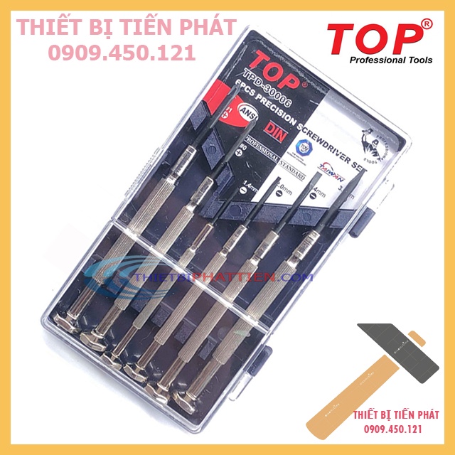 Tuốc Nơ Vít, Tua Vít, Bộ Vít TOP 6 Món Đa Năng TPD-30006 Cao Cấp