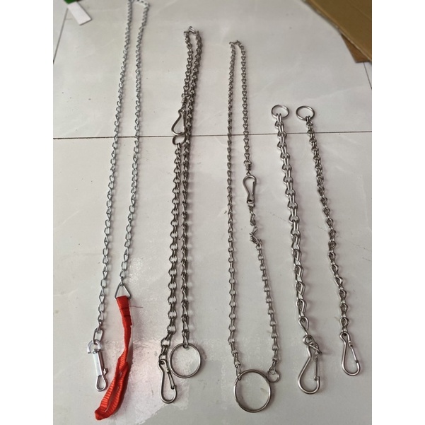 Dây xích cho thú cưng chó mèo bằng inox  sáng bóng không rỉ