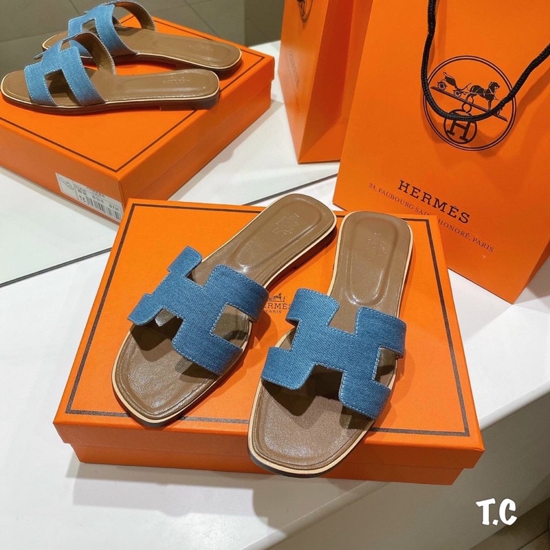 Dép lê Hm vải bò fullbox