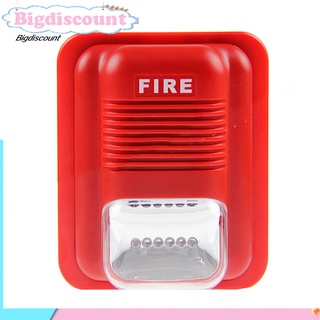 Hệ thống điều khiển báo cháy treo tường Âm thanh nhấp nháy Đèn Flash cảnh báo còi báo động