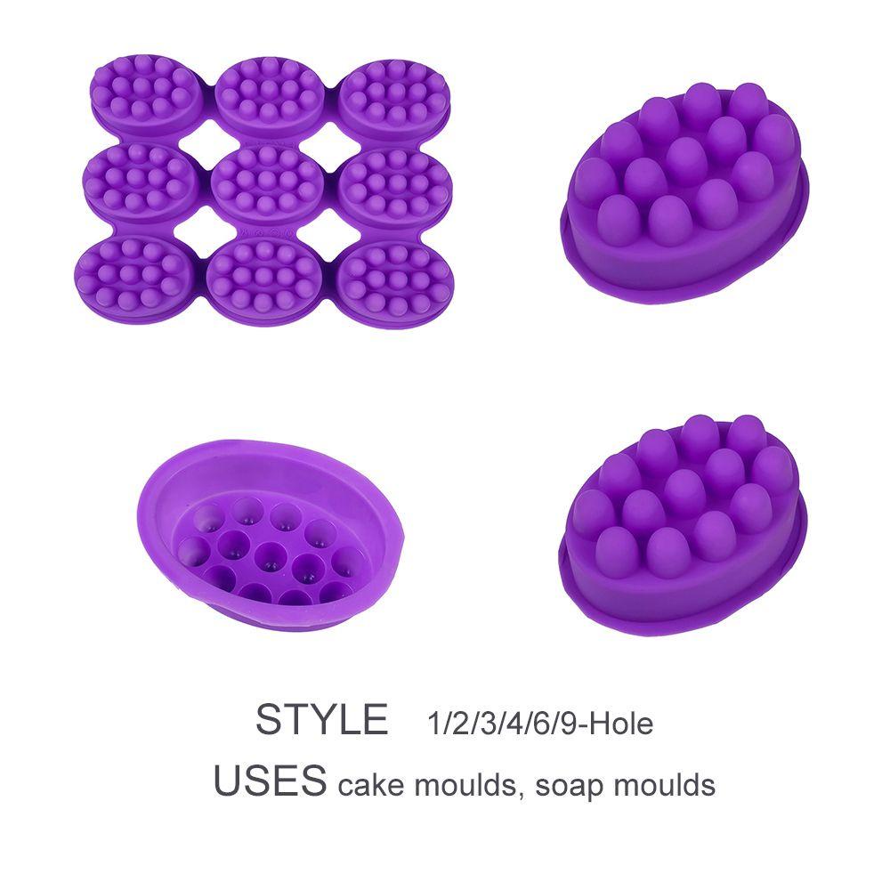 Khuôn Làm Xà Phòng Bằng Silicone Hình Oval