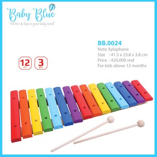 Đồ chơi gỗ - Đàn mộc cầm 15 phím