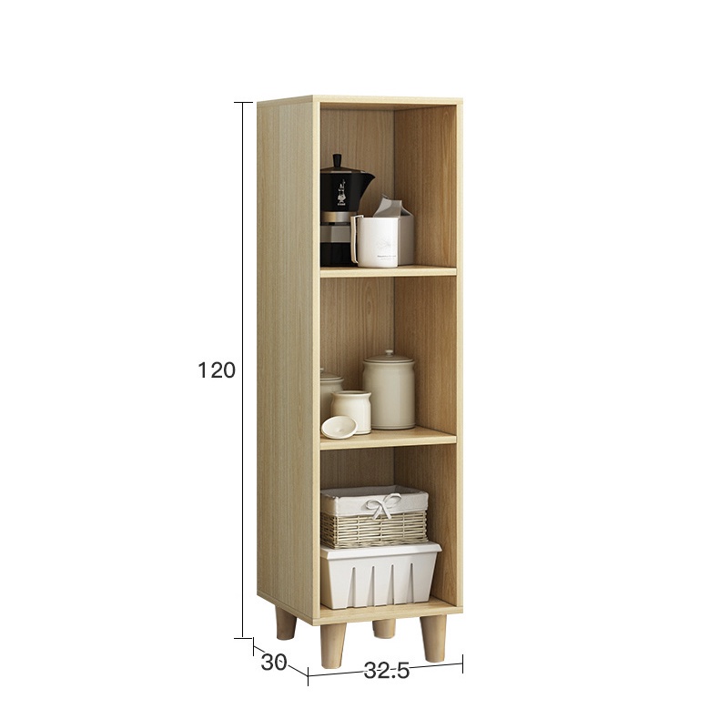 Kệ tủ sách đa năng 3 ngăn có thể kết hợp lưu trữ và decor - GP166
