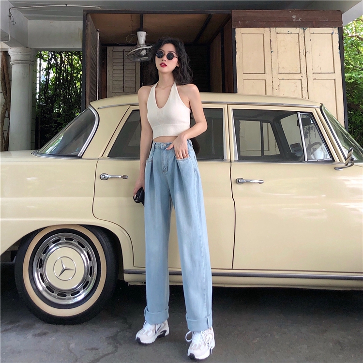 SUXI Áo Hai Dây Cổ Chữ V Thời Trang Mùa Hè Cho Nữ