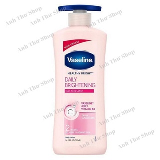 Vaseline Sữa dưỡng thể Vaseline Healthy White UV Lightening Body Lotion 725ml (mẫu mới)