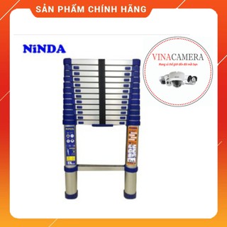 Thang nhôm rút đơn  NINDA Nhật Bản đai đen - HÀNG LOẠI 1