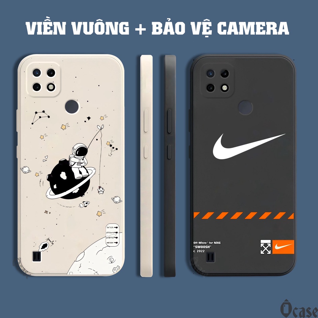 Ốp lưng Realme C21 / C21Y / C25Y in hình Nasa vũ trụ cạnh viền vuông có bảo vệ camera