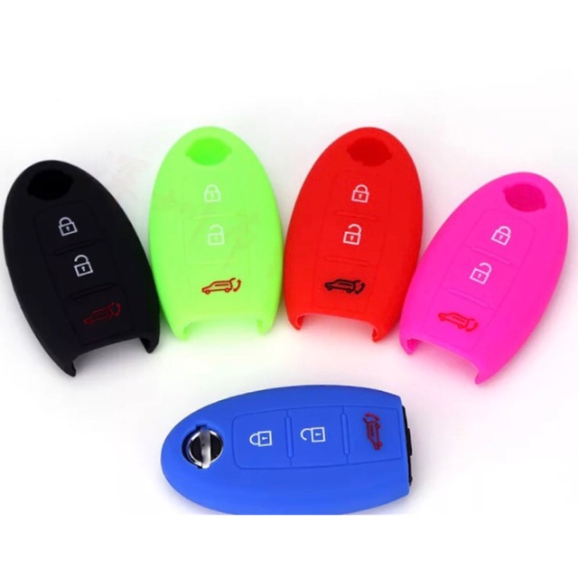 Bao silicone khoá Smart key Nissan 3nút