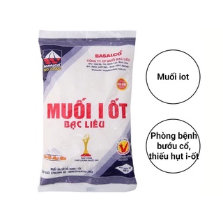 Muối iốt Bạc Liêu gói 500g
