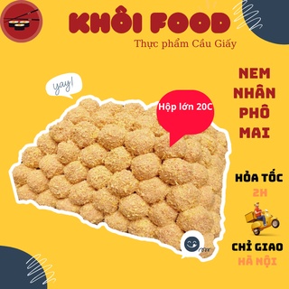 Nem nhân phô mai mozzarella chuẩn vị phố cổ thơm ngon giòn rụm như quán ốc (hộp 20c-800g )
