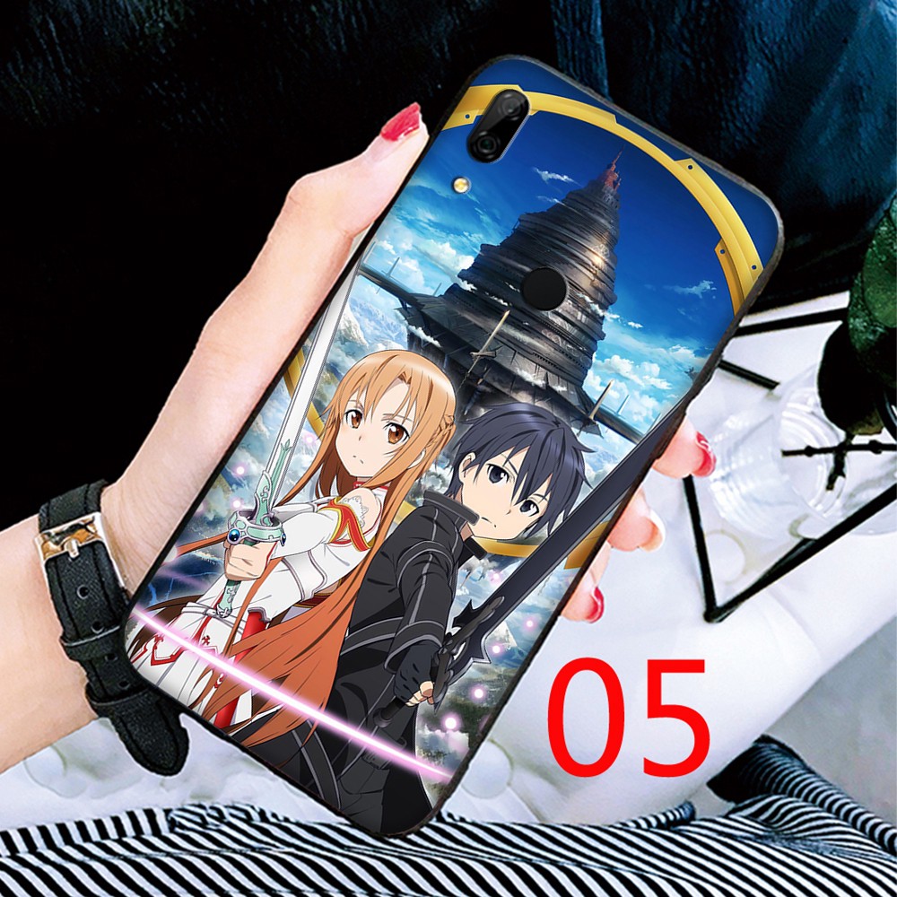 Ốp Lưng Silicone In Hình Sword Art Online Thời Trang Cho Huawei Nova 2 2i 3 3i 4 4e 5i 5t 7 Se Lite