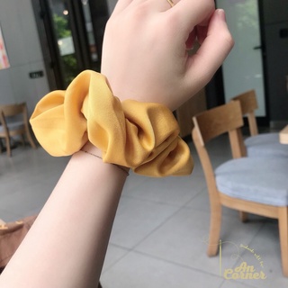 Dây buộc tóc scrunchies vải lụa ngọc trai| SC02-PAN