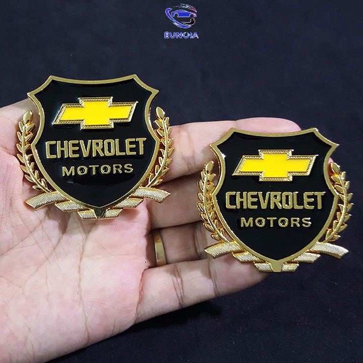 Bộ 2 Logo dạng Bông lúa theo xe Chevrolet