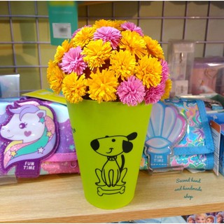 Handmade - Bình hoa cúc mini làm bằng giấy origami 50 bông decor nội thất