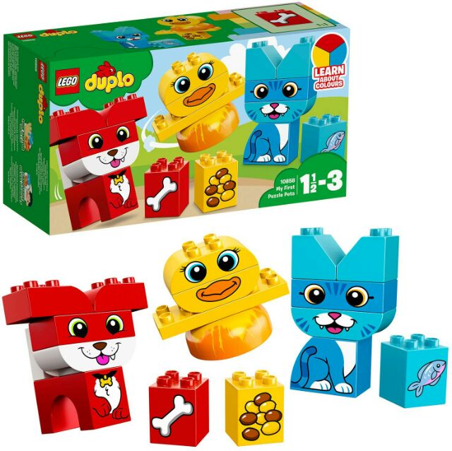 Đồ chơi Bộ Thú Cưng Đầu Tiên Của Bé LEGO Duplo 10858 (18 Chi Tiết)