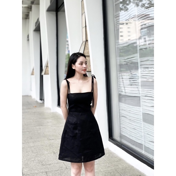 LALA DRESS - Đầm Linen Cao Cấp 2 Túi