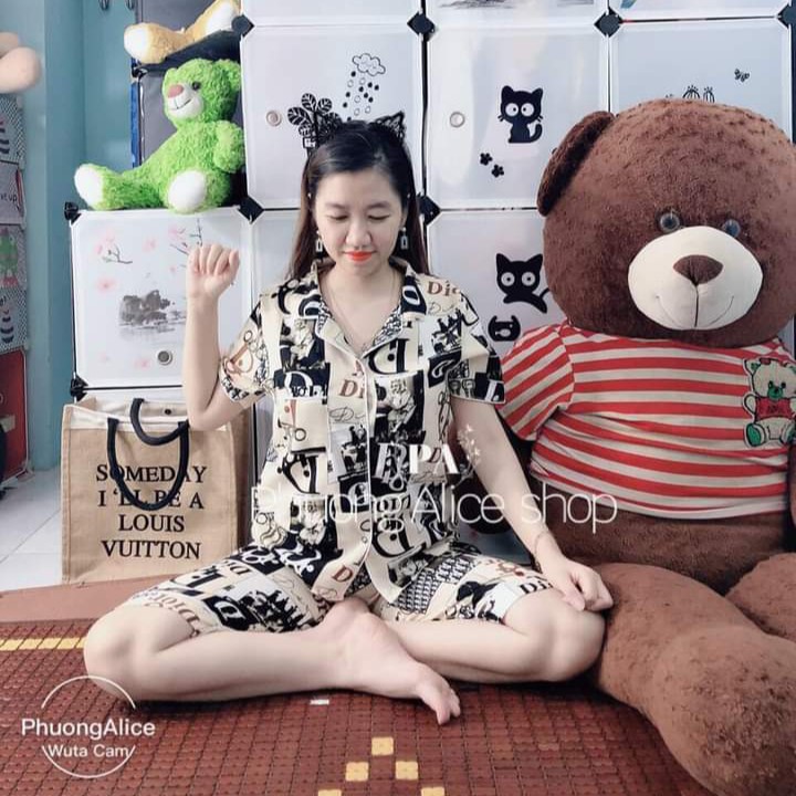 Pijama Lửng Vải Kate Thái Loại 1 Mềm Mịn Siêu Rẻ Đẹp Cam kết đúng mẫu freesize dưới