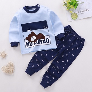 Bộ Dài Tay, Bộ Cotton 02M002, Đồ Ngủ Cho Bé