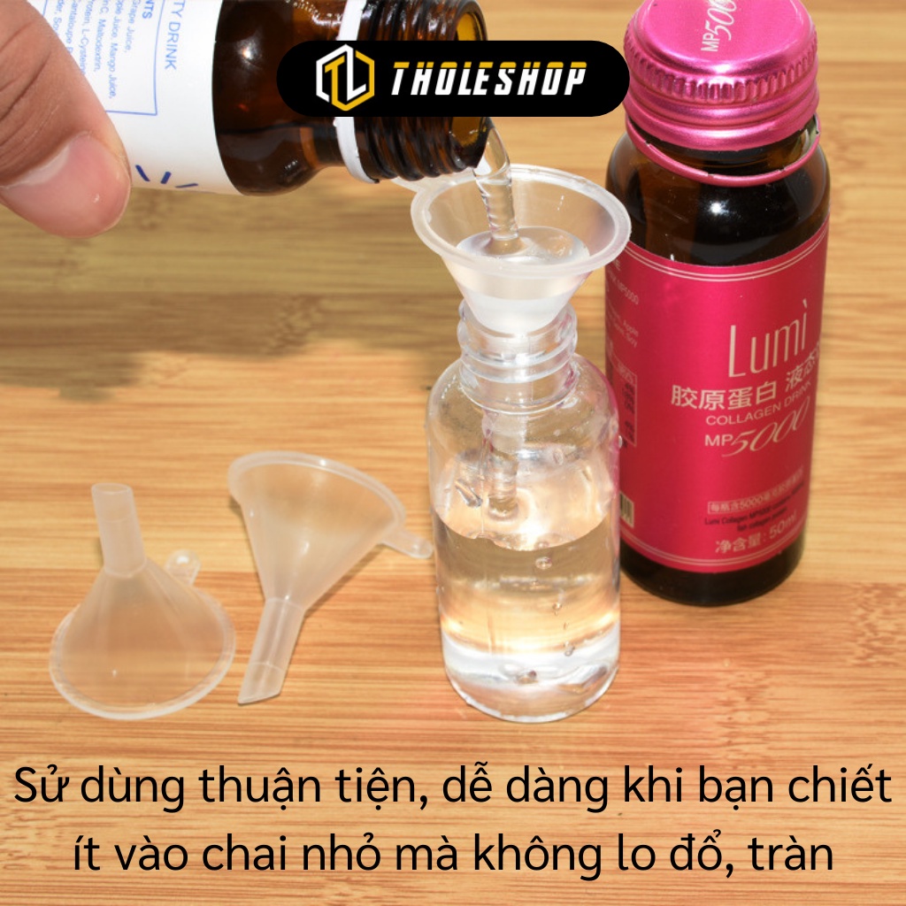 Phễu Mini - Combo 10 Phễu Nhựa Rót Chiết Dung Dịch, Nước Hoa Vào Lọ 5ml, 10ml 9402