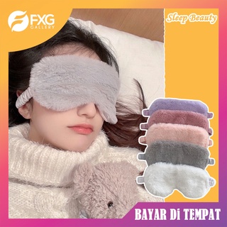 Image of FXG Penutup Mata Tidur BlinkFold MAsker Eyes Mask Bulu Premium Nyaman & Rileks SRG05