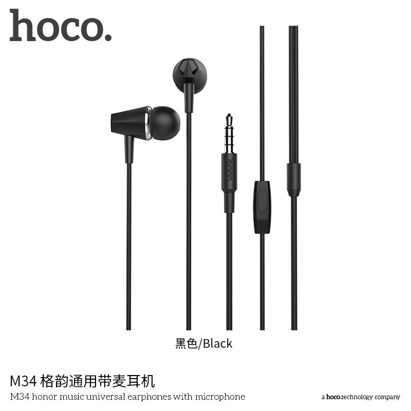 Tai nghe chống ồn HOCO cổng cho 3.5mm Earphones Headphone For Headset iphone 11 pro max 5 6 7 8