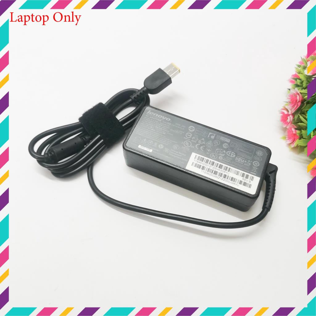 Sạc laptop Lenovo  chính hãng Zin 20V - 3.25A - 65W chân vuông ( USB)