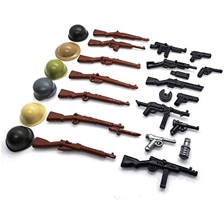 BrickArms - WWII Pack v3 2019 - Phụ kiện cho nhân vật