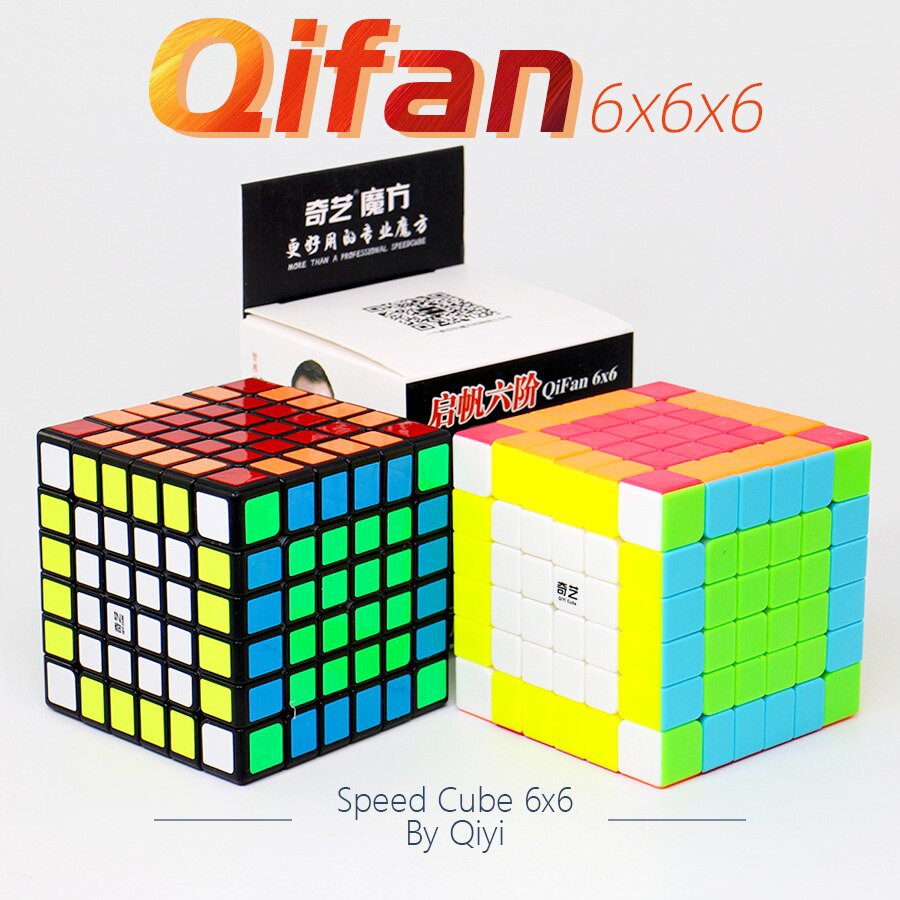 Rubik 6x6 Qiyi Qifan Sticker - Rubik 6x6x6 Cao Cấp Thách Thức Trí Tuệ