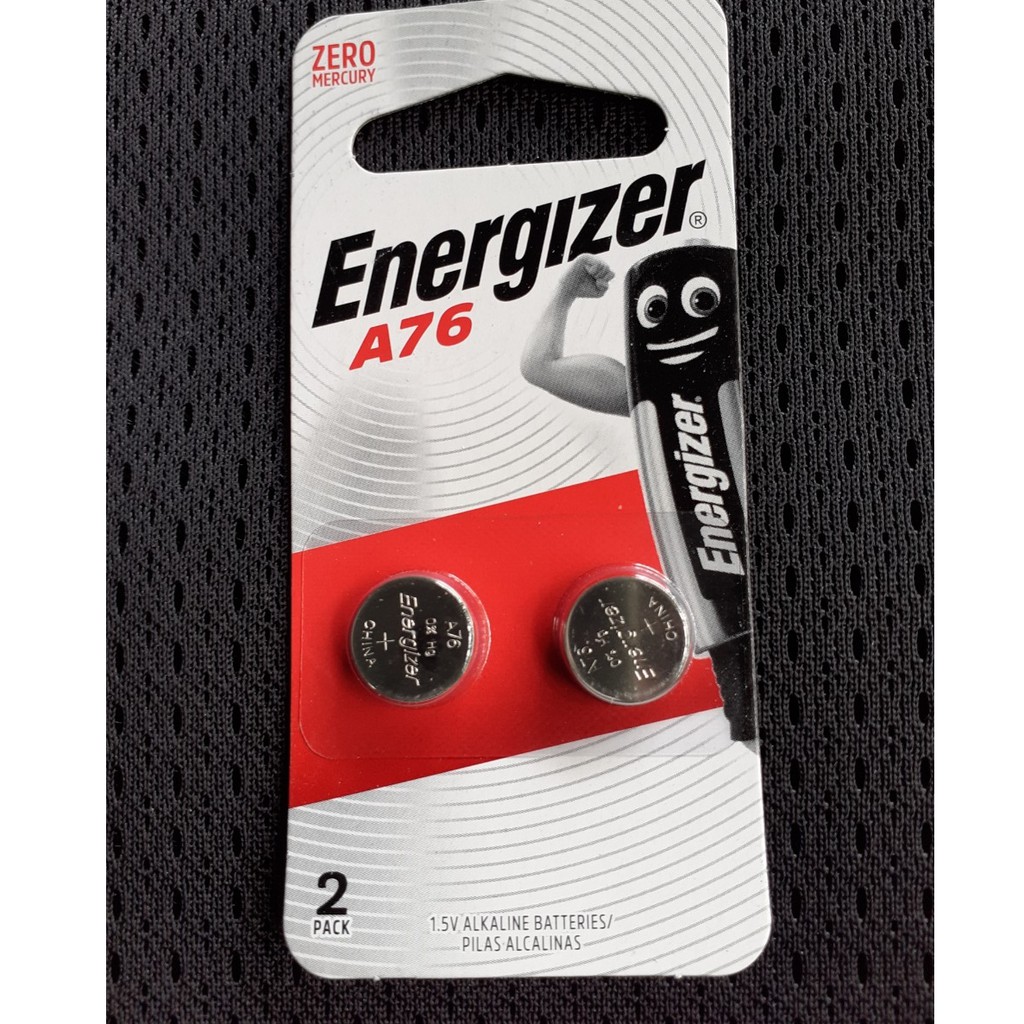 Pin A76 Energizer LR44 AG13 vỉ 2 viên