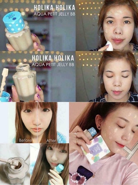 KEM NỀN BB THẠCH HOLIKA AQUA PETIT JELLY