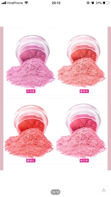 Phấn má hồng Feilinka dạng bột sẵn mút cực xinh cực yêu | BigBuy360 - bigbuy360.vn