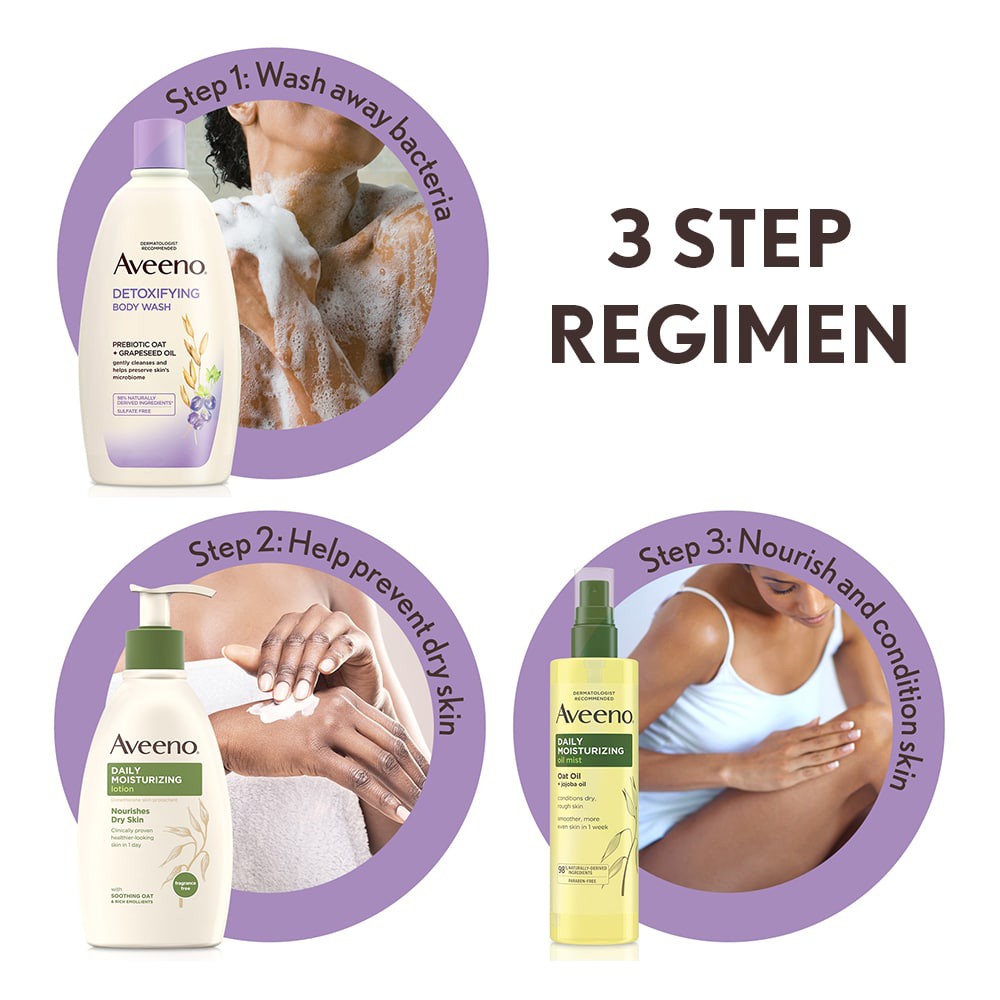 [Hàng Mỹ] Dầu xịt dưỡng ẩm toàn thân Aveeno Daily Moisturizing Oil Mist 200ml | BigBuy360 - bigbuy360.vn