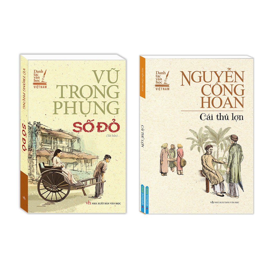 Sách - Combo Số đỏ ( bìa mềm) + Cái thủ lợn (bìa mềm) Tặng Kèm Bookmark