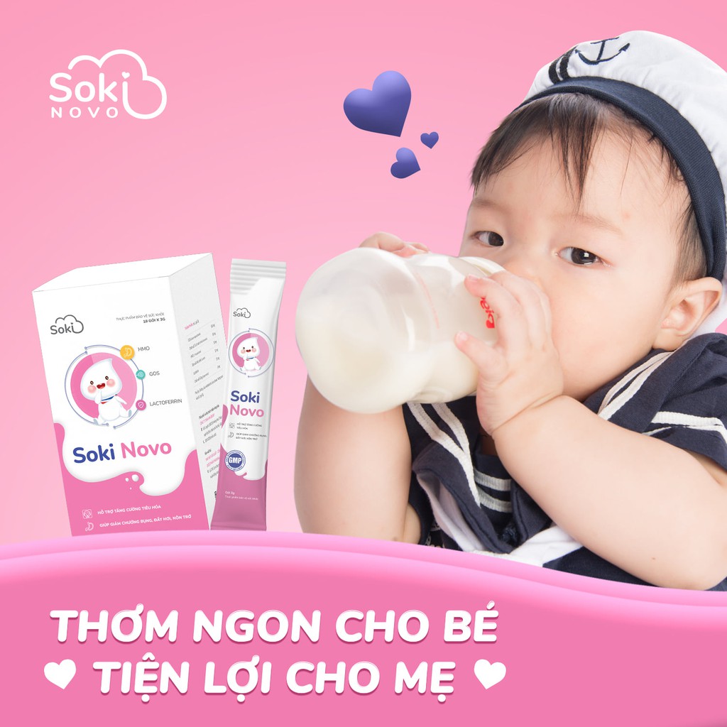 Soki Novo - Chuyên biệt cho trẻ nôn trớ từ sữa