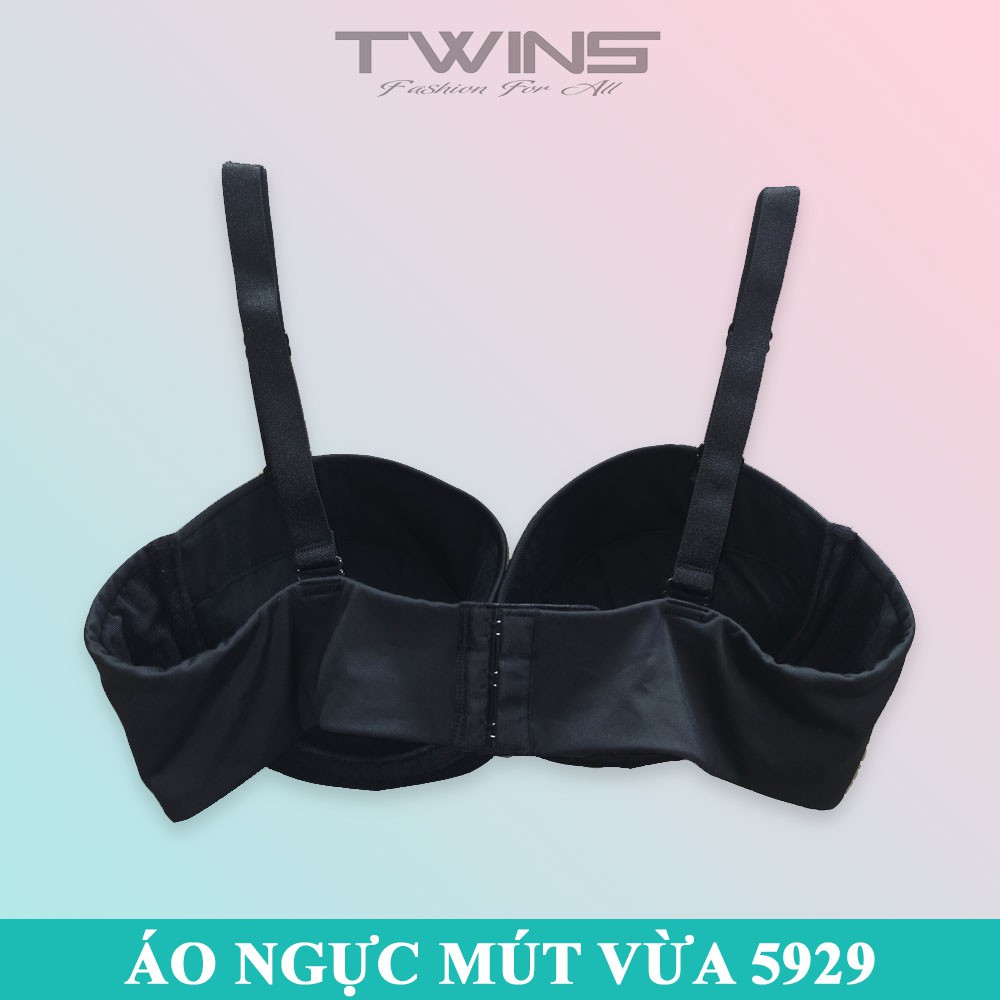 Áo ngực nữ có gọng nâng ngực Pensee 9529 mút vừa màu trơn cúp ngang thoải mái thoáng mát size 34-36-38-40