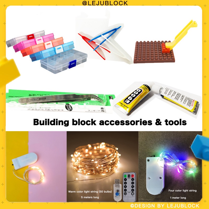 Bóng Đèn LED Khối Kim Cương Đặc Biệt Cho Tòa Nhà Phố Đô Thị USB / Pin Điều Khiển Từ Xa lego Khối Xây Dựng