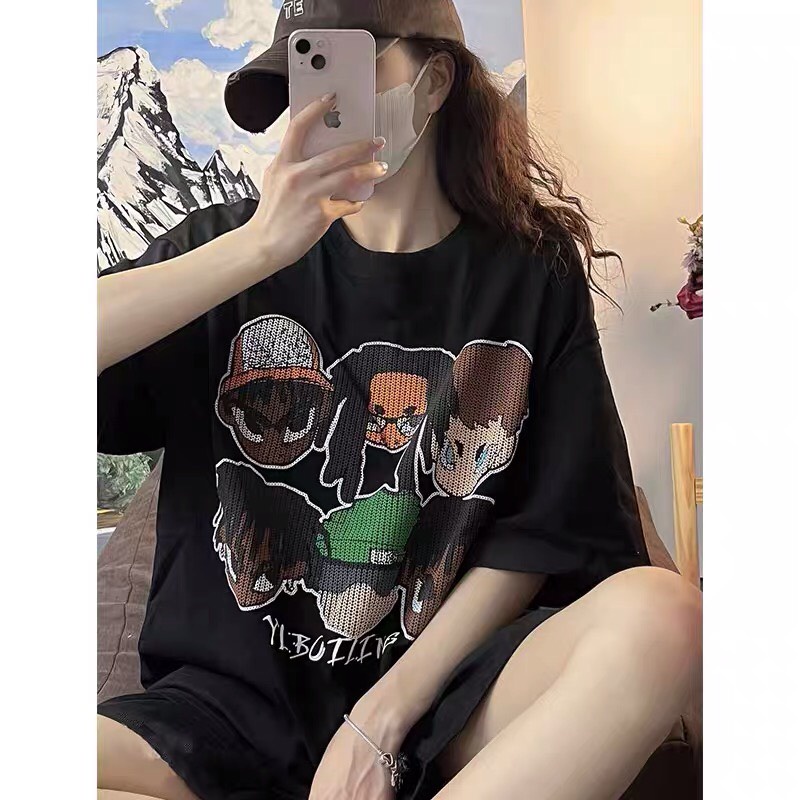 Áo Thun 2 Mẫu Nam Nữ Ulzzang Unisex 1hitshop | BigBuy360 - bigbuy360.vn