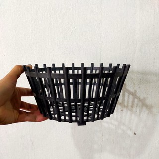 Set 10 Chậu giả gỗ có nan phụ phi 25 - hàng loại 1 - cứng cáp , dày dặn , chống phai màu