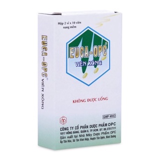 Viên Xông Hương Tràm EUCA OPC  có nguồn gốc từ các tinh dầu thiên nhiên, mùi thơm dịu, dễ sử dụng.
