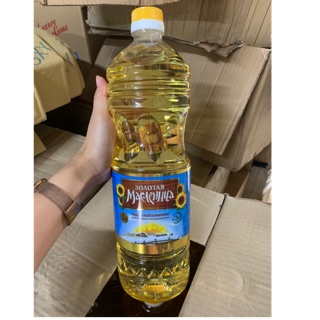Dầu hướng dương Nga 1L nguyên chất 100% - Dầu hướng dương cao cấp đầy đủ giấy tờ 1 Lít