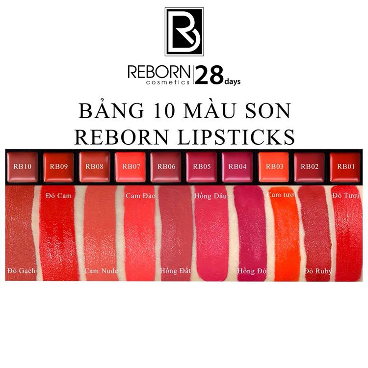 Son kem lì - lipstick REBORN | Thế Giới Skin Care