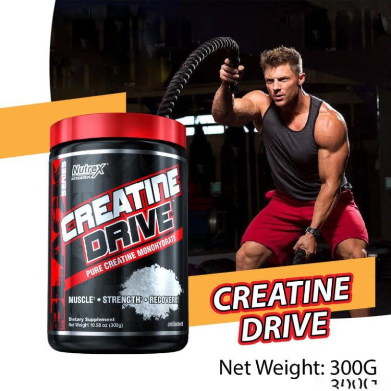 Creatine Drive Phục Hồi Phát Triển Cơ Bắp NUTREX CREATINE DRIVE 300 GRAM