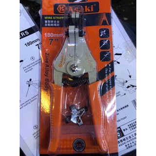 [NK]Kìm tuốt dây điện tự động Asaki 7inch (180mm)
