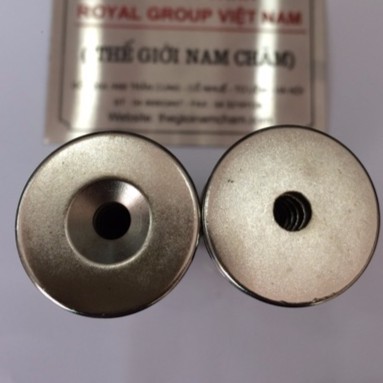 Nam châm viên 30*5 lỗ 6mm